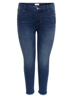 CARLACE Vita media Skinny Fit Lunghezza alla caviglia Jeans