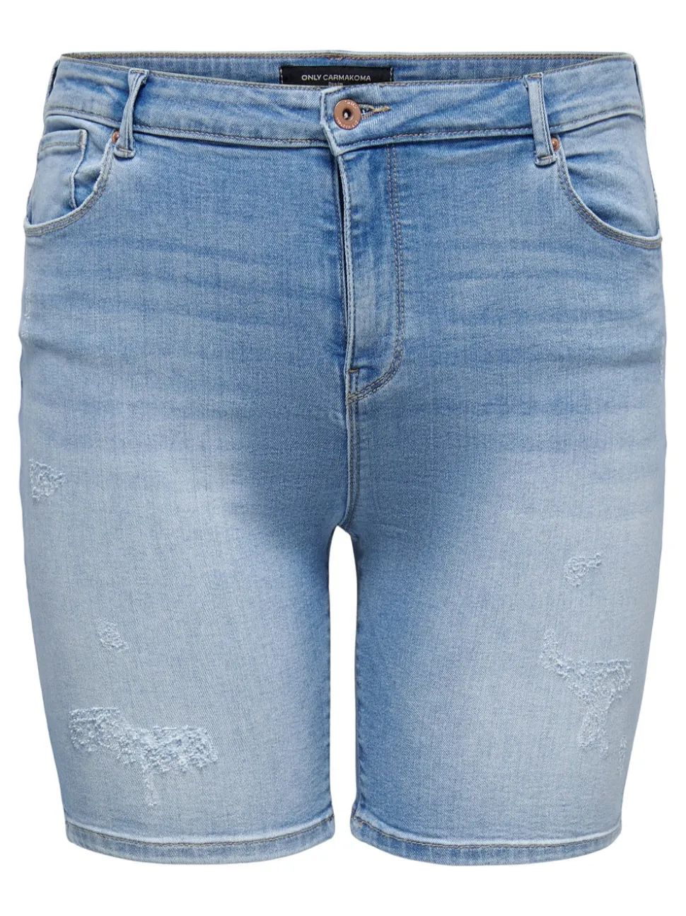 CARLAOLA Skinny Fit Bermuda in jeans