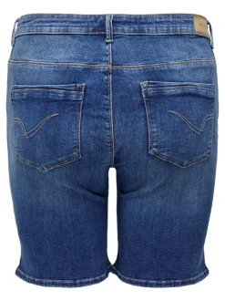 CARLAOLA Vita alta Skinny Fit Bermuda in jeans