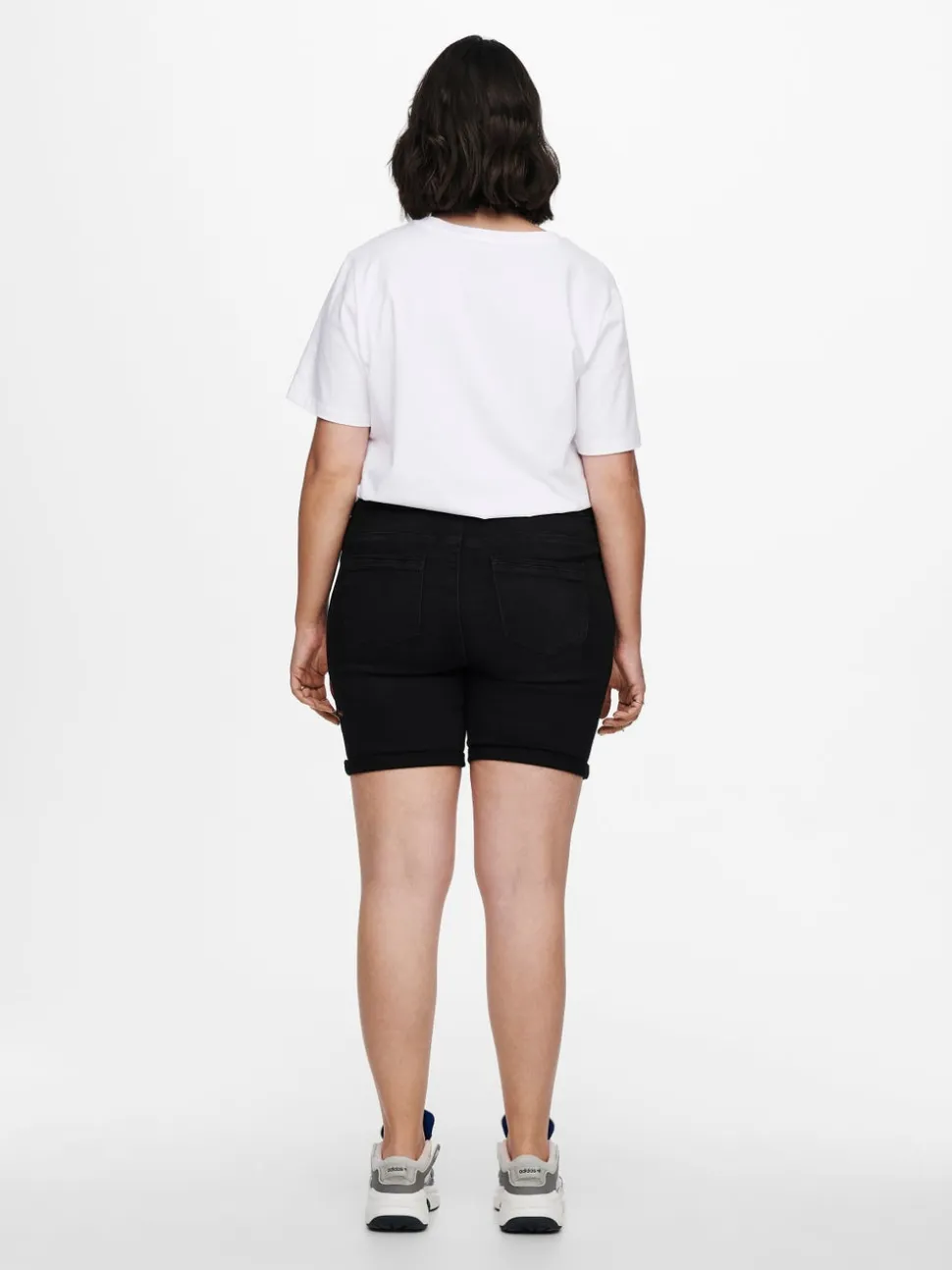 CARLAOLA Vita alta Skinny Fit Bermuda in jeans