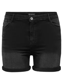 CARLAOLA Vita alta Skinny Fit Bermuda in jeans
