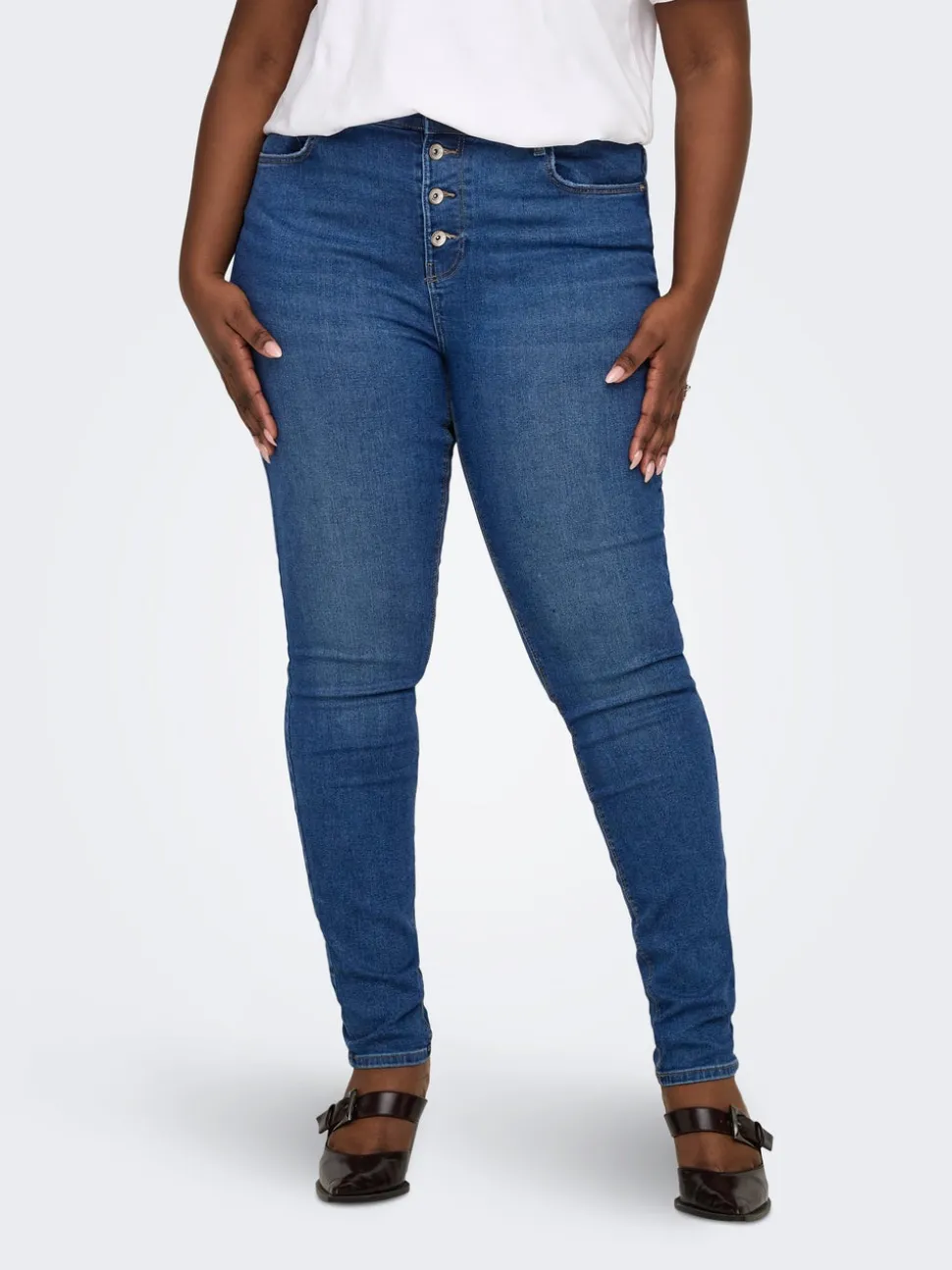 CARLOLA Vita media Skinny Fit Jeans