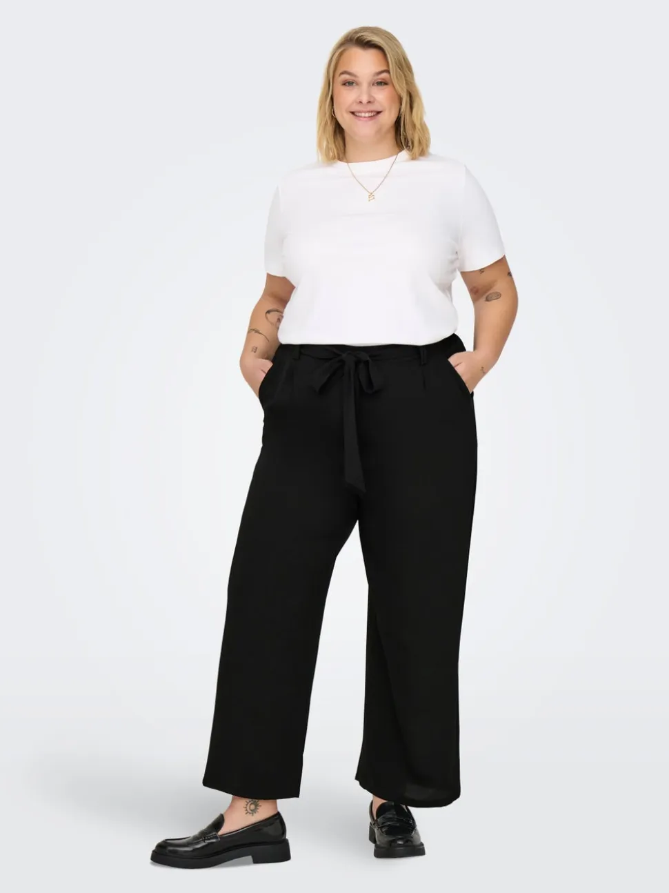 CARLUX Regular Fit caviglia Pantaloni palazzo