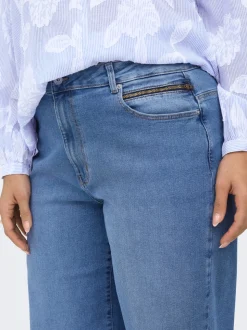 CARMADISON Vita alta Wide Leg Fit Jeans
