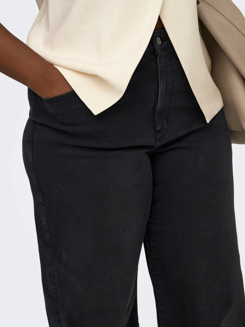 CARMADISON Vita alta Wide Leg Fit Jeans