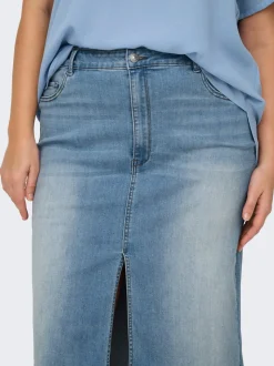 CARROSE Denim Gonna in jeans Gonna midi