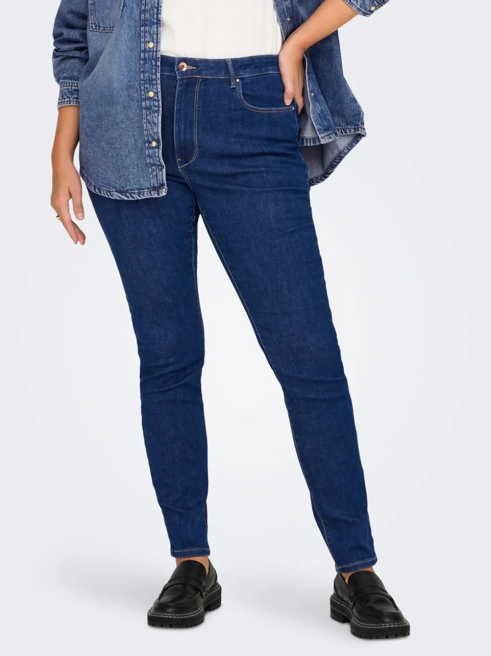 CARROSE Vita alta Skinny Fit Jeans