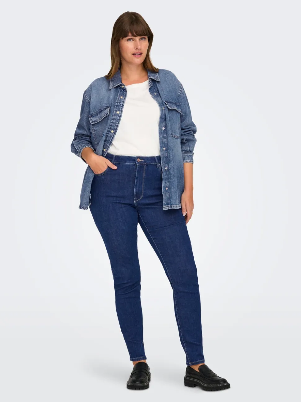 CARROSE Vita alta Skinny Fit Jeans