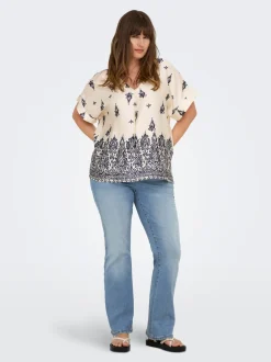 CARSALLY Vita alta Flared Fit Jeans