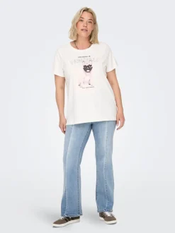 CARSALLY Vita media Flared Fit Jeans