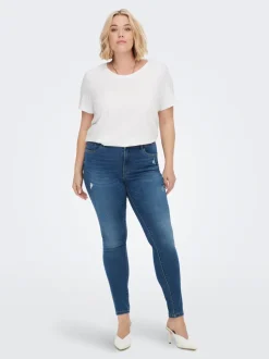 CARSALLY Vita media Skinny Fit Jeans