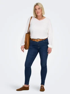 CARSALLY Vita media Skinny Fit Jeans