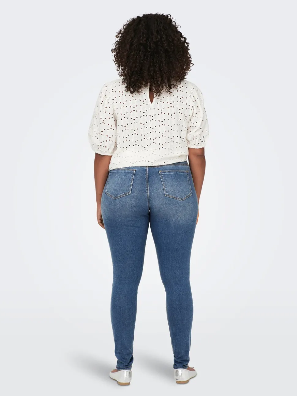 CARSALLY Vita media Skinny Fit Jeans