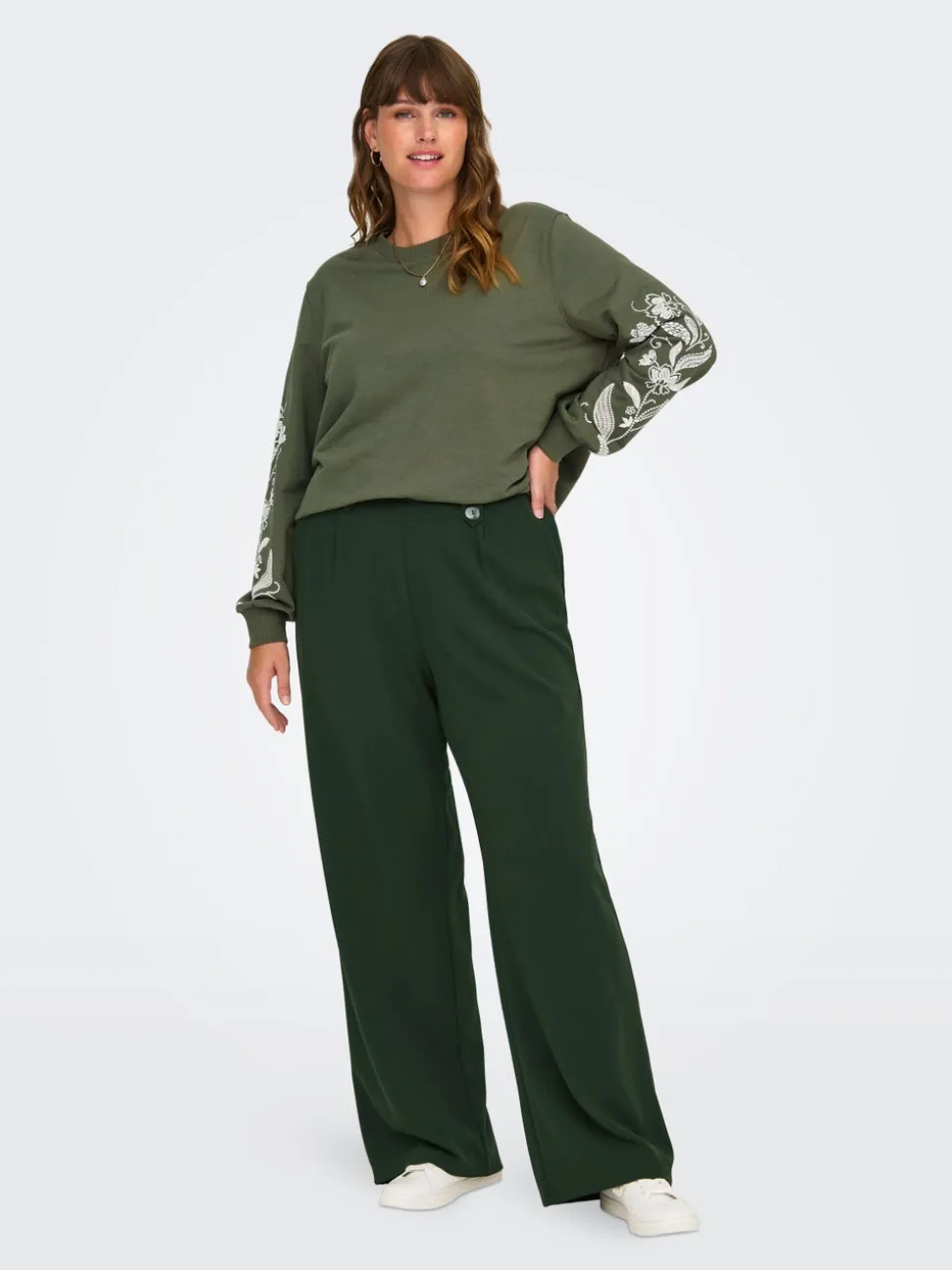 CARSANIA Regular Fit Pantaloni a gamba larga