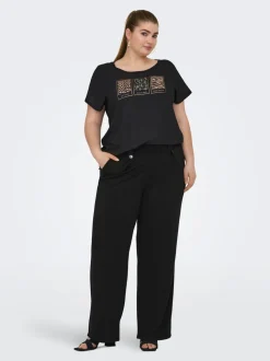 CARSANIA Regular Fit Pantaloni a gamba larga