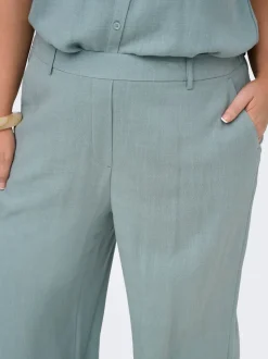 CARSIESTA Cropped Fit Lino Pantaloni culotte