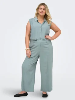 CARSIESTA Cropped Fit Lino Pantaloni culotte