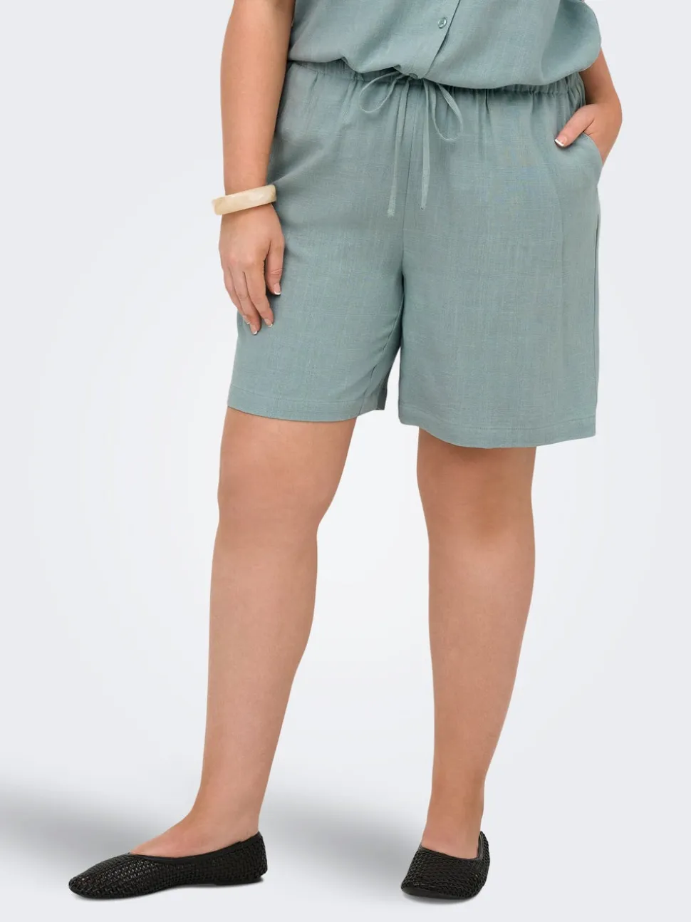 CARSIESTA Loose Fit Lino Bermuda