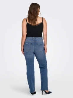 CARSNOW Vita alta Straight Fit Jeans