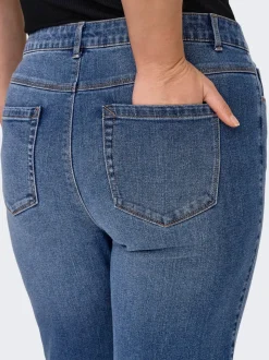 CARSNOW Vita alta Straight Fit Jeans