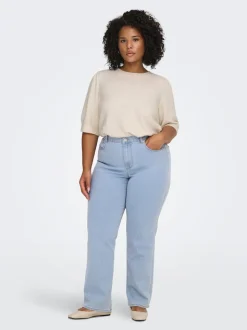 CARSNOW Vita alta Straight Fit Jeans