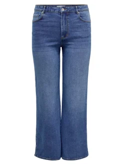 CARSNOW Vita alta Wide Leg Fit Jeans