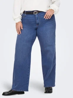 CARSNOW Vita alta Wide Leg Fit Jeans