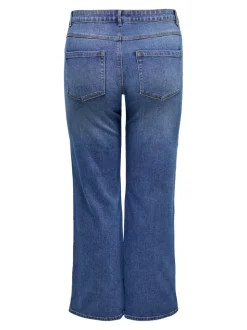 CARSNOW Vita alta Wide Leg Fit Jeans