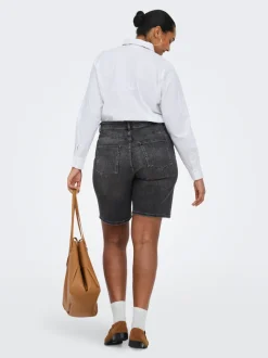 CARSONNY Vita alta Regular Fit Bermuda in jeans