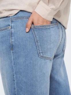 CARSONNY Vita alta Regular Fit Bermuda in jeans