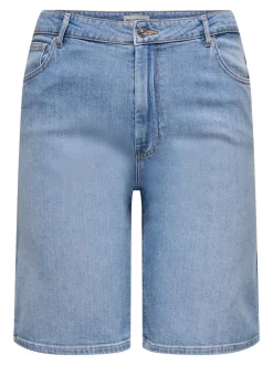 CARSONNY Vita alta Regular Fit Bermuda in jeans