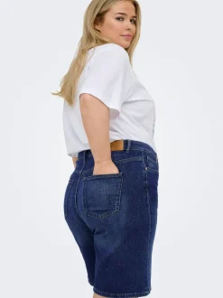 CARSONNY Vita alta Regular Fit Bermuda in jeans