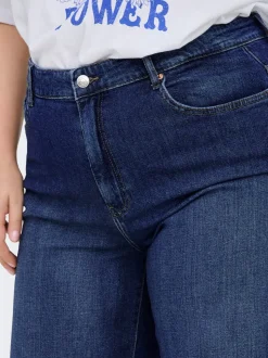 CARSONNY Vita alta Regular Fit Bermuda in jeans