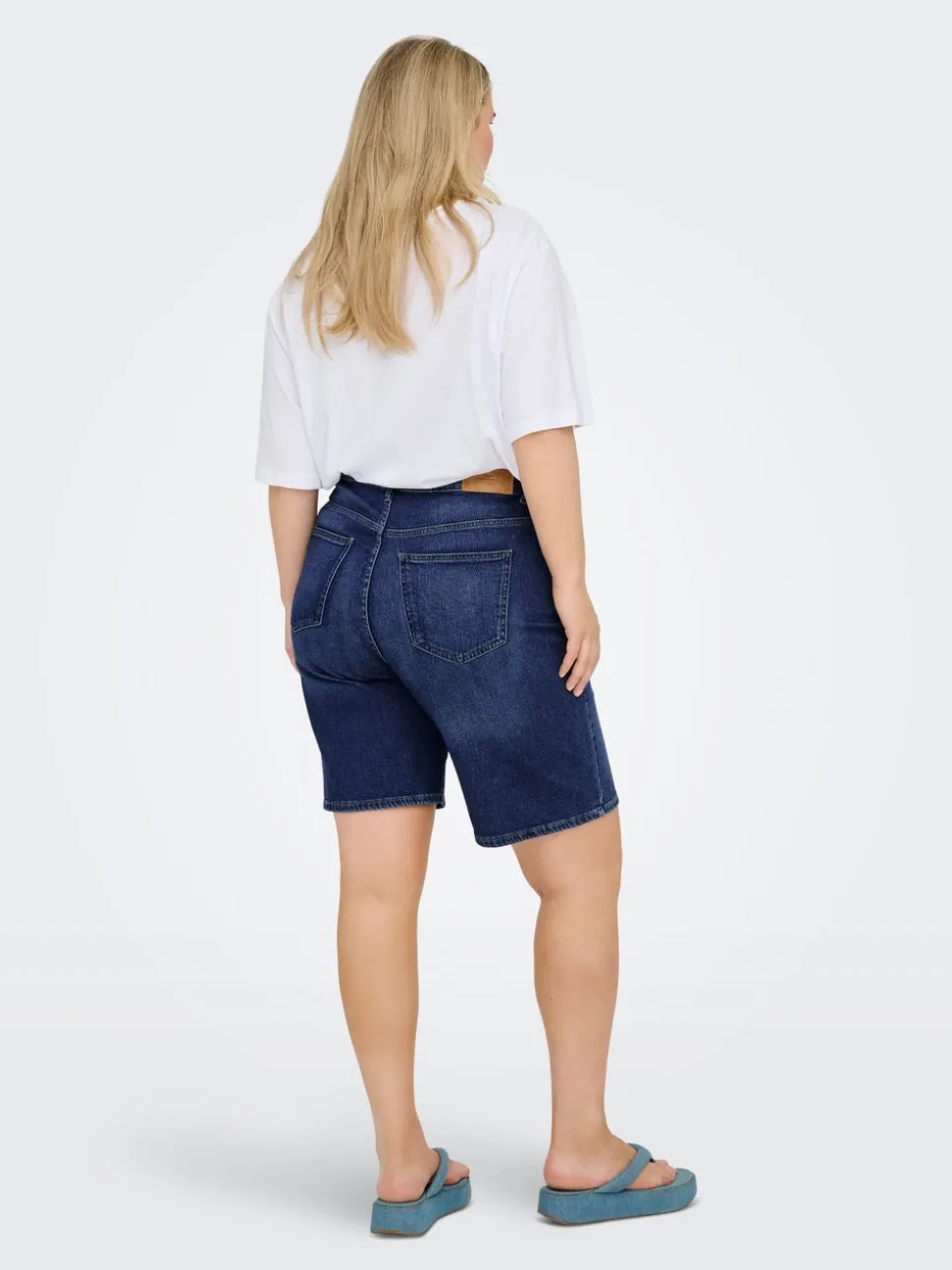 CARSONNY Vita alta Regular Fit Bermuda in jeans