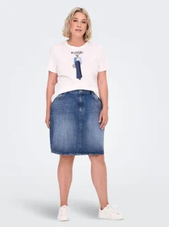CARSTELLA Gonna in jeans