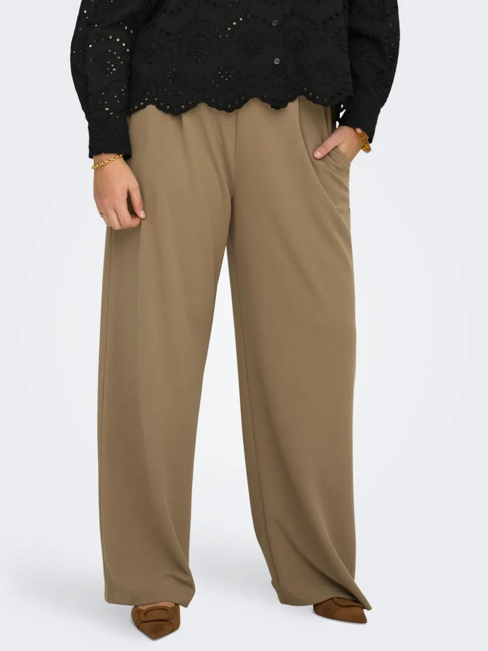 CARSTILLA Regular Fit Pantaloni a gamba larga