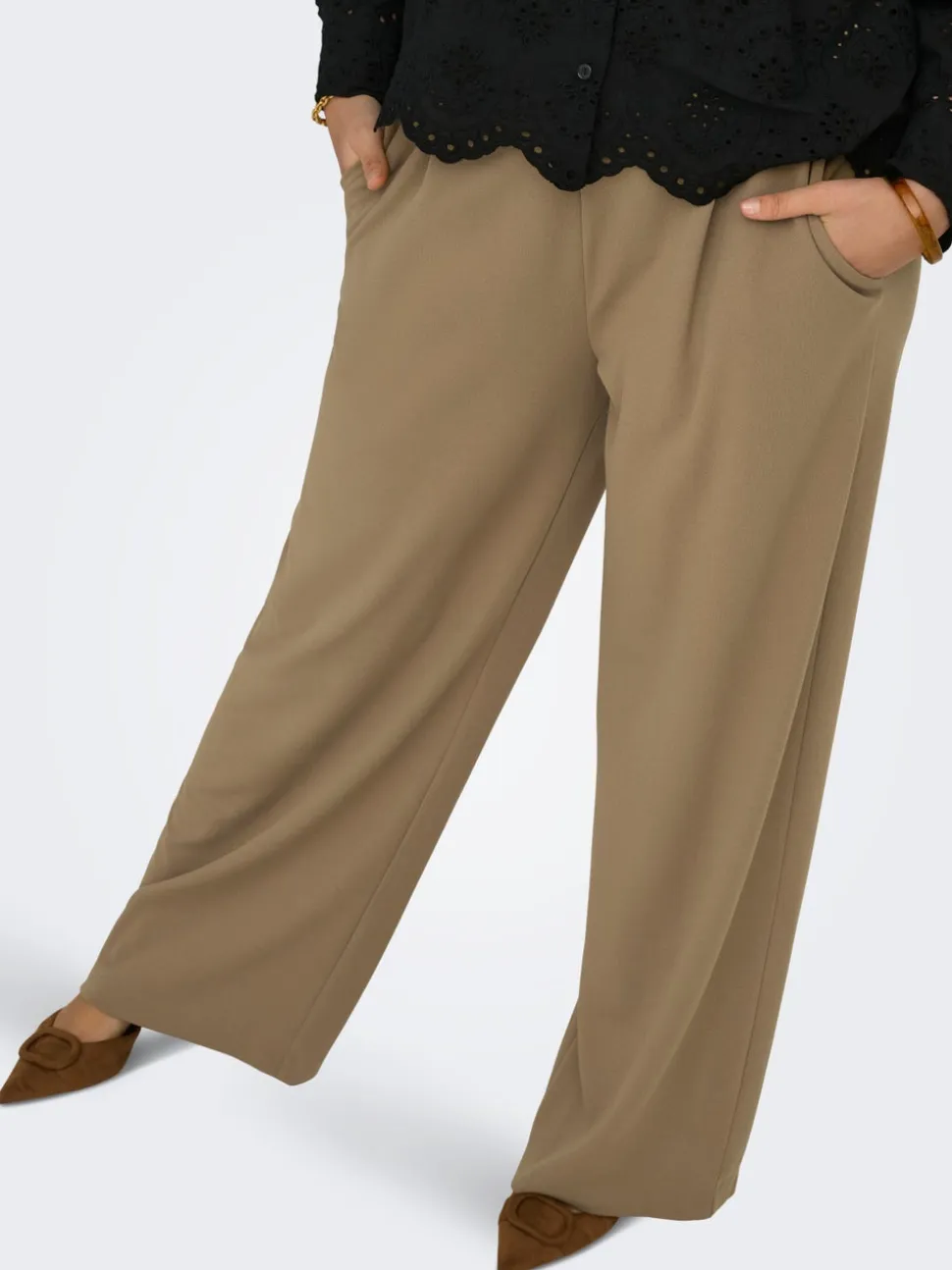CARSTILLA Regular Fit Pantaloni a gamba larga