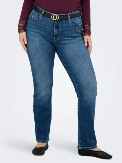 CARSUI Vita media Slim Fit Lunghezza alla caviglia Jeans