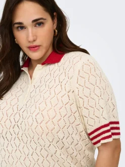 CARSUNNY Capo in maglia con colletto polo