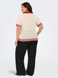 CARSUNNY Capo in maglia con colletto polo
