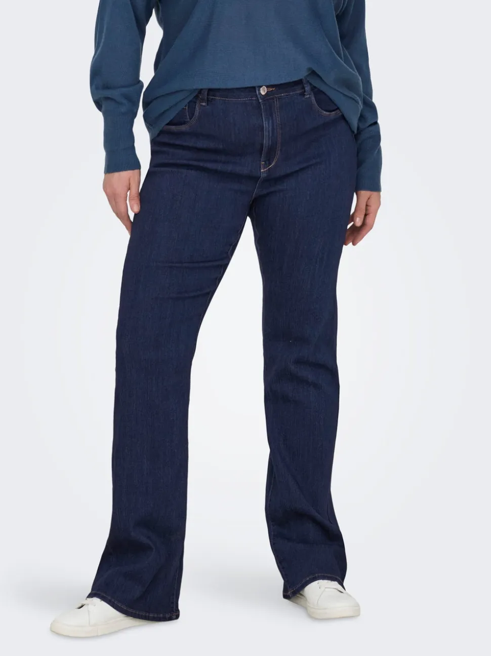 CARTHUNDER Vita media Flared Fit Jeans