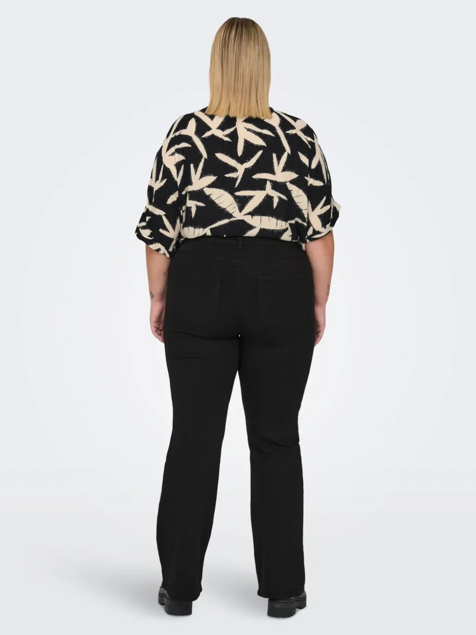 CARTHUNDER Vita media Flared Fit Jeans