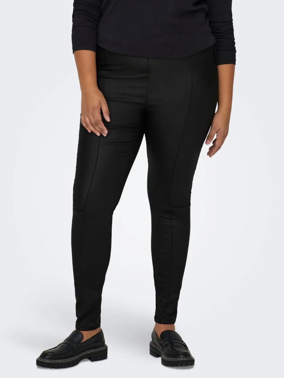 CARTHUNDERY leggings effetto coated