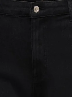 CARVEGA Vita alta Regular Fit Bermuda in jeans