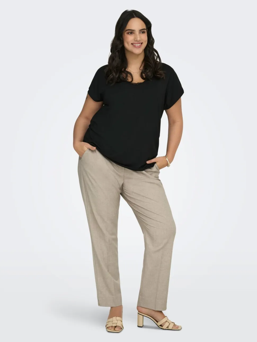 CARVERONICA-ELLY Slim Fit Pantaloni