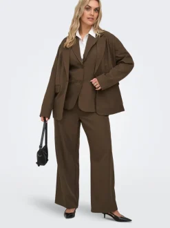 CARVICTORIA Wide Leg Fit Pantaloni Formali