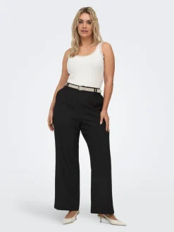 CARVICTORIA Wide Leg Fit Pantaloni Formali