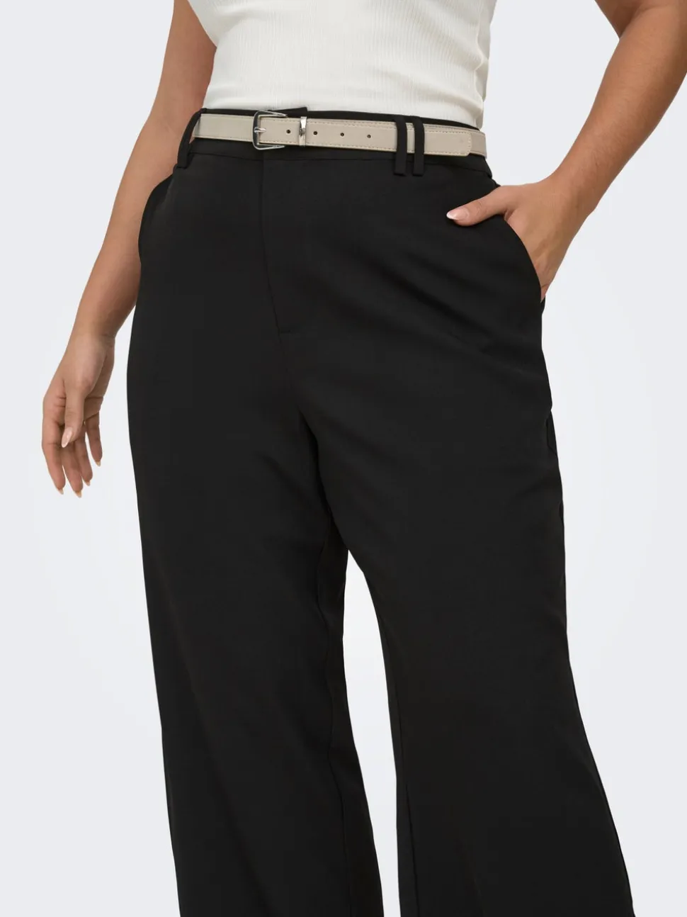 CARVICTORIA Wide Leg Fit Pantaloni Formali