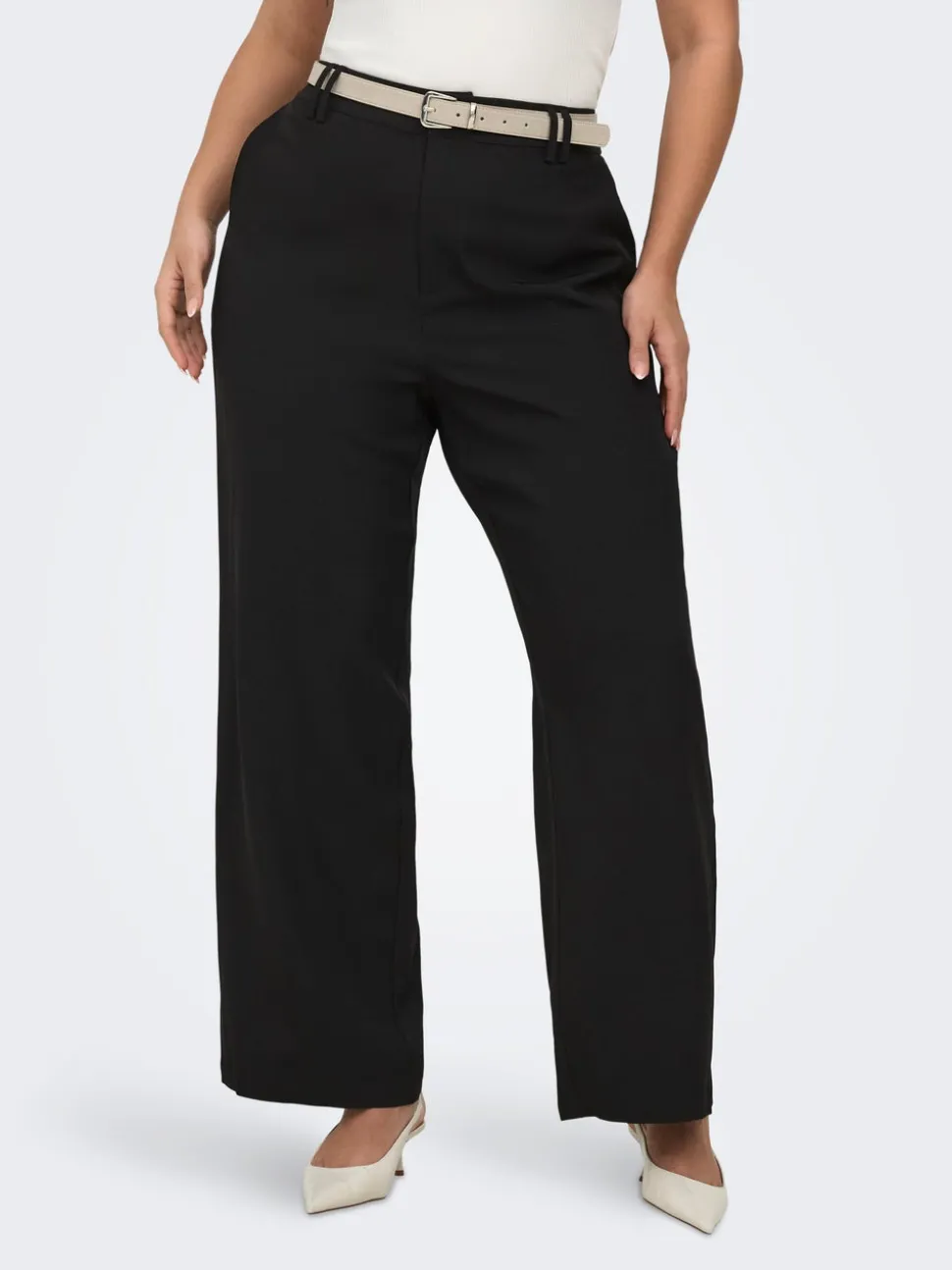 CARVICTORIA Wide Leg Fit Pantaloni Formali