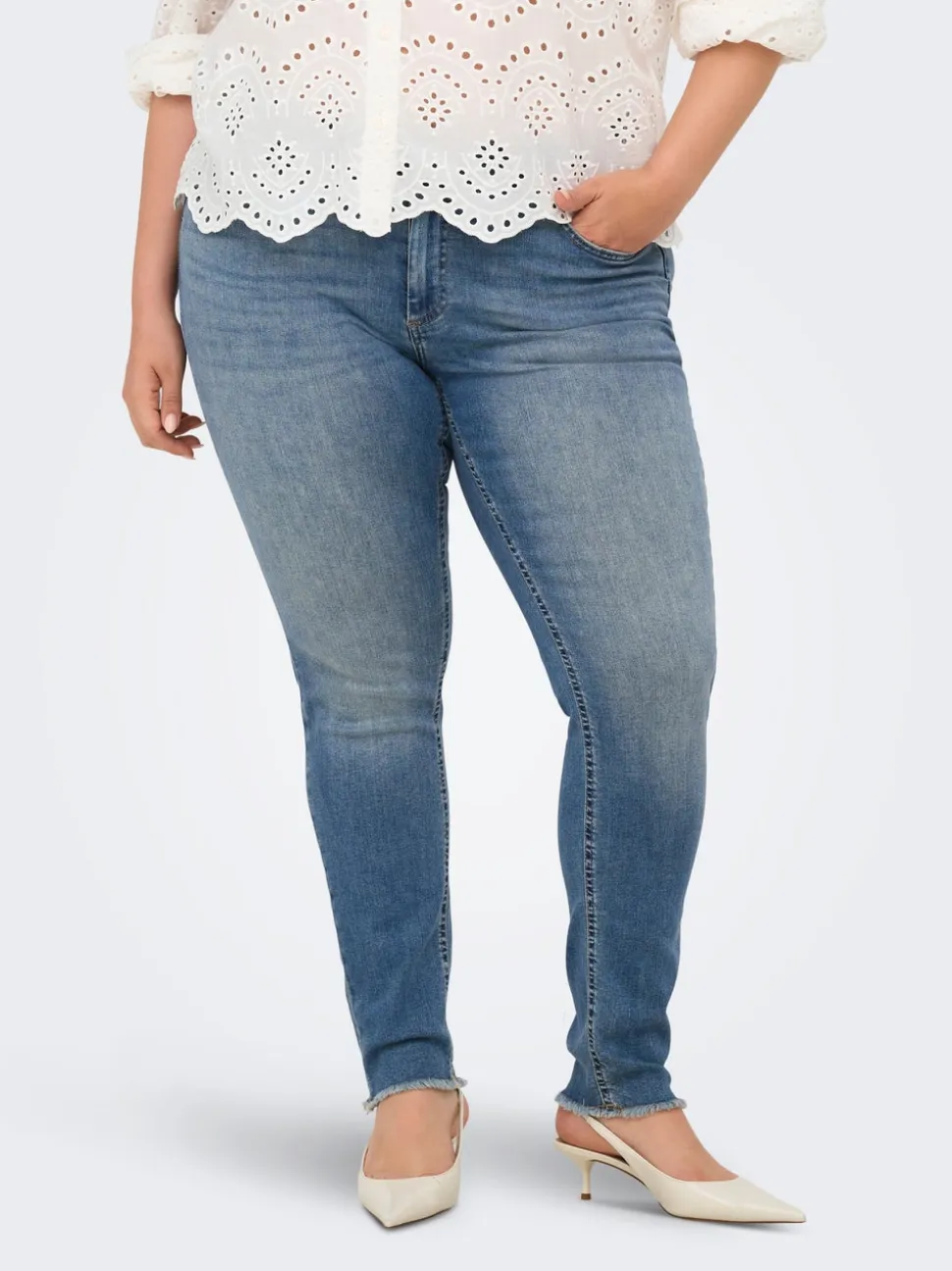 CARWILLY Skinny Fit Lunghezza alla caviglia Jeans